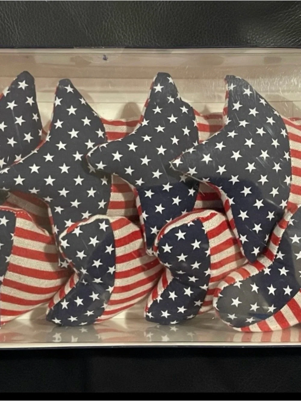 Martha Stewart Patriotic Decor Hearts and Stars Set (Bowl Fillers)